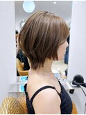 【Tierra美侑】くびれショート×アッシュベージュカラー