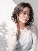 アッシュ 学芸大学店(Ash)&nbsp;ミディアムレイヤー/大人女性/ナチュラルブラウン/脱白髪染め