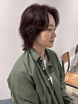 ナヌーク シブヤ(nanuk shibuya)&nbsp;ボルドーブラウンレイヤーボブヘア