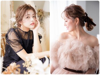 ヘアメイクサロン シャルメ(Hair Make Salon CHARMER)の写真/JR新宿駅徒歩6分!早朝7時~OK結婚式や食事会、演奏会にも![ヘアセット￥2000]華やかからシックまで幅広く◎