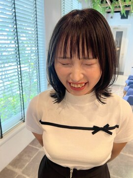 アース いわき店(HAIR&MAKE EARTH) ナチュラルミニボブ × まとまりヘア