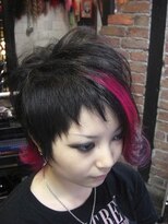 トリックストア(TRICK STORE)&nbsp;アシメスタイルにピンク～紫へのグラデーションカラー♪