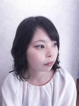 ヘアーサロンカルド(hair salon CALDO) ミディアムパーマ アメジスト