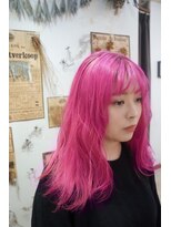 ヘアーサロン 6(hair salon) ビビッド☆パープルピンク