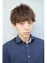 アミューズ ボックス(Amuse box)&nbsp;くせ毛風パーマのソフトツーブロック