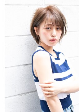 サングース(Sungoose) モテショート#ココアブラウンフリンジウェーブ