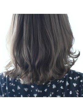 ニコリヘアワークス(nicori hair works) ミディアム×グレージュ3