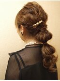 高知 南国市 BiBi hills お呼ばれヘアアレンジ ヘアセット