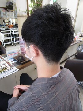 コアフィールフィス(COIFFURE fils) 【見附・今町】ネープレス ツーブロック マッシュ