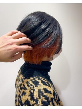 ベルクープス 天王寺店(Belle Coupes) 【BelleCoupes】橋口大 マッシュショート インナーオレンジ