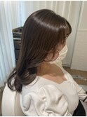 春の柔らかくすみベージュカラー　