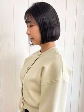 ロイズ 自由が丘(Roys) シンプルボブ&黒髪☆