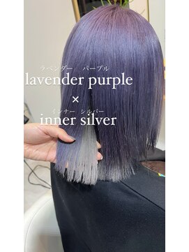 クレア 岡崎南店(CREA) インナーカラー/ラベンダー/シルバー