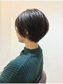 首スッキリショートボブ