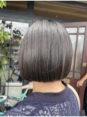 切りっぱなしボブ