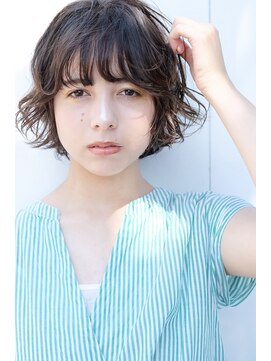 ラレイ ハラジュク(Lalei harajuku) 【ささき】レイヤーボブ/ニュアンスパーマ/前髪パーマ