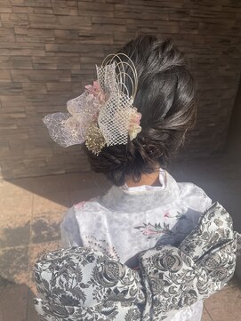 ヘアドゥーポジャ 藤岡店(hair Do poja) ７歳・七五三着付け・ヘアメイク