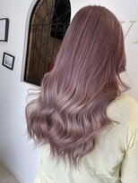 ラビスモア(Lovis moa)&nbsp;切りっぱなしボブ/ピンクブラウン/エアリーロング/美髪のススメ