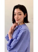 ボブのワンカールパーマスタイル