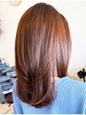 20代30代40代ダブルカラー立体感レイヤーアンブレラカラー