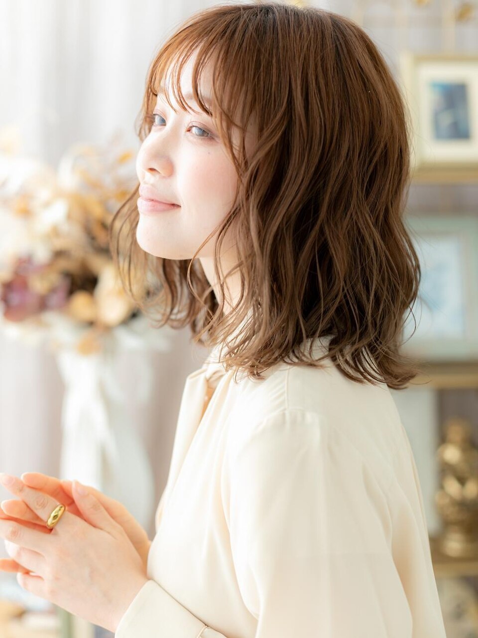 くせ毛風ウェットヘアゆるふわハイライトa大宮20代30代40代