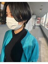 ヌル ヘア デザイン(nullus hair desigh)&nbsp;大人ショート/大人かわいい/アッシュブラック