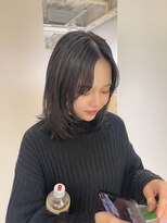 ニール 名古屋 伏見 丸の内(NEELU)&nbsp;【Neelu_citron_hachi】ミディアムレイヤー×ダークグレージュ