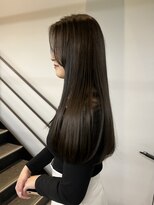 ヌープヘアーアイス(NUUP.hair ici)&nbsp;20代30代グレージュ髪質改善カラー韓国ヘア透明感