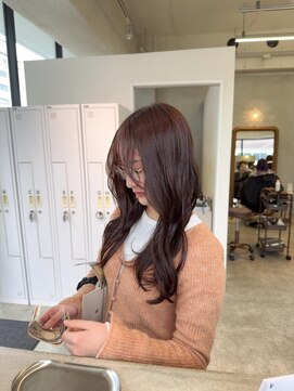 ジュネス 奈良橿原(Jeunesse) 【初カラー】ワンカラーでピンクブラウン☆