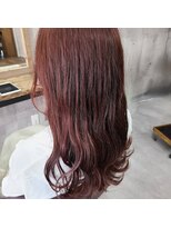 シプレアンドヘア(CYPLE & HAIR)&nbsp;ブリーチなし　ピンクブラウン