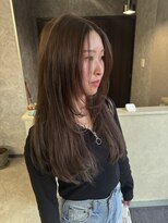 スレイ(SLAY)&nbsp;レイヤーカット×ブラウンベージュ