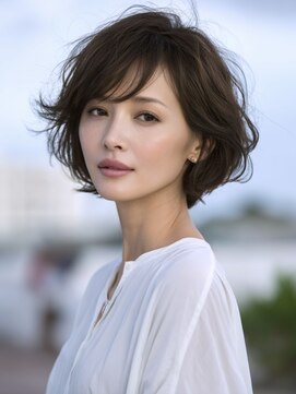 アルトリスト(Altruist Aging×HAIR&SPA) ★ダークアッシュ大人ガーリーボブ着物似合わせカット/髪質改善