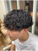 沖縄メンズ波巻きパーマ