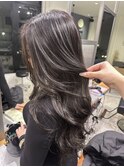 【ナチュラルハイライト】ダブルカラー9/倉敷ブリーチ