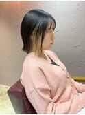 *滝田*インナーカラー切りっぱなし外ハネボブレイヤー吉祥寺人気