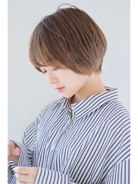 ガリカ 両国(Gallica) ☆ 似合わせカット × グレージュ ☆丸みショート ♪