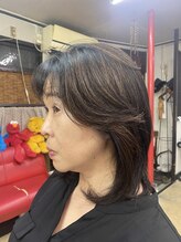 マリ美容室 白髪ぼかしライトヘナ／ハイレイヤー
