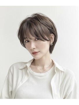 イロ(iro) 似合わせカット+白髪ボカシ+髪質改善