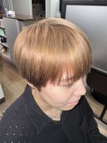 クロムトウキョウ ザ バーバー 新宿本店(CHROM TOKYO the Barber)&nbsp;マッシュ×ミルクティー