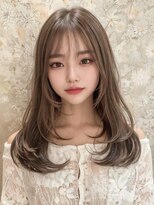 オリンテ バイ レシッド 表参道(orente by rcid)&nbsp;韓国レイヤーロング美髪グレージュアッシュインナーグレージュ