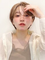 セイドット オモテサンドウ(Say. omotesando)&nbsp;Say.レイヤーショートくびれショートヘーゼルグレージュブリーチ