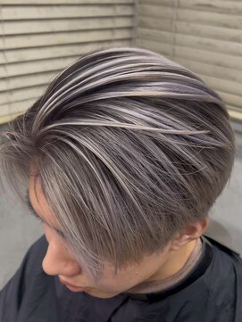 アポロ 横浜駅店(apollo) MEN’S HAIR/サーフカール/刈り上げセンターパート/ブリーチ