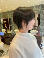 アース 栄店(HAIR&MAKE EARTH) earthショートレイヤーボブミルクティー丸みショートボブ