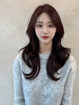 セブンルックス(7LOOKS)&nbsp;【髪質改善】ボルドーブラウンカラー×セミロングレイヤー