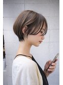 丸みショートボブ
