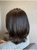 白髪ぼかしアッシュベージュ
