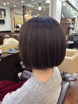 シャンプーボーイアネックス(SHAMPOO BOY Annex) 大人可愛いボブ20代30代40代セミロング◎長崎/佐世保