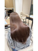 ヘアープレイス ヴィブ(hair place VIVE)&nbsp;髪質改善で綺麗なミルクティーカラー