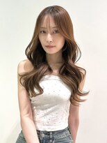 オーロ 塚口店(ORO)&nbsp;艶ブラウン×ワンホンレイヤーロング