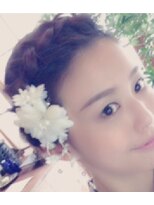 ラウレア(Natural Hair Salon Laulea)&nbsp;三つ編みアレンジ